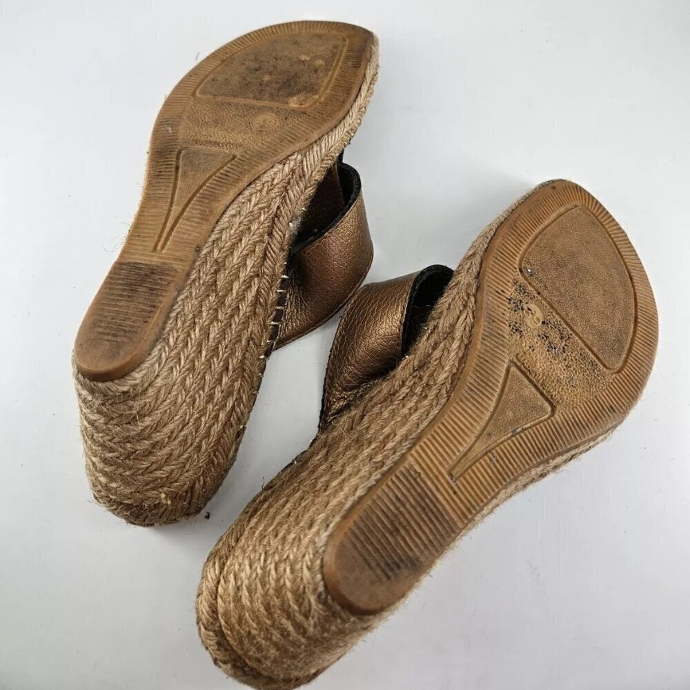 Burberry Espadrille Classic Nova Wedge Sandal 39 US 8.5 - Picture 3 of 5